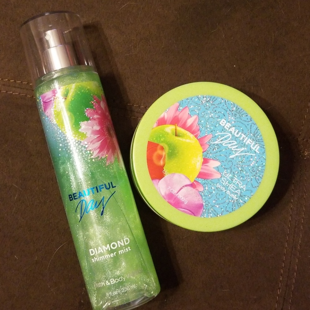 Lotion and shimmer mist